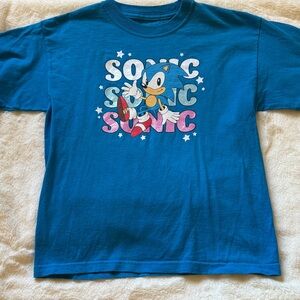 Kids Blue Sonic Graphic Tee